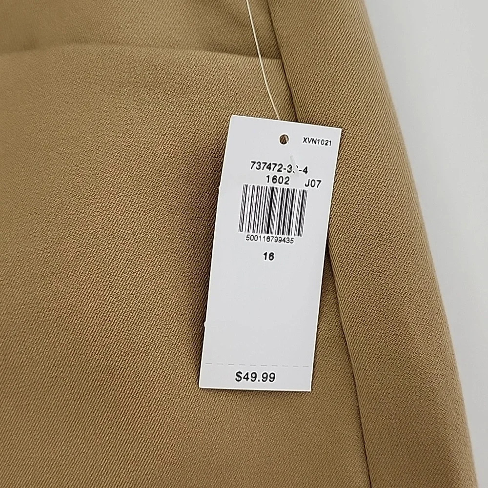 Old Navy Women's Pixie Skinny High-Rise Ankle Pant Tan Never Fade Size 16 - Picture 9 of 14